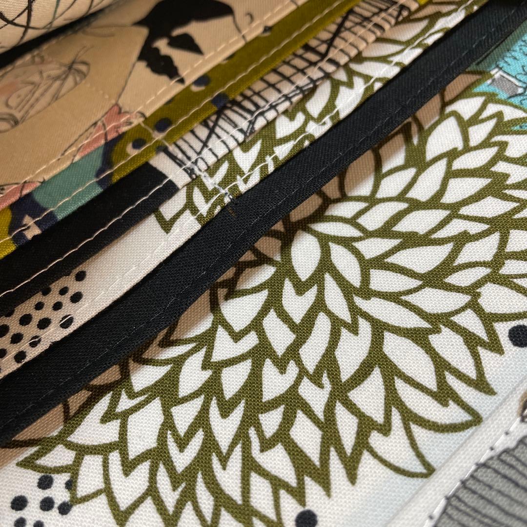 ゆめ　長財布　やりくり財布　ハンドメイド　廃盤レア生地