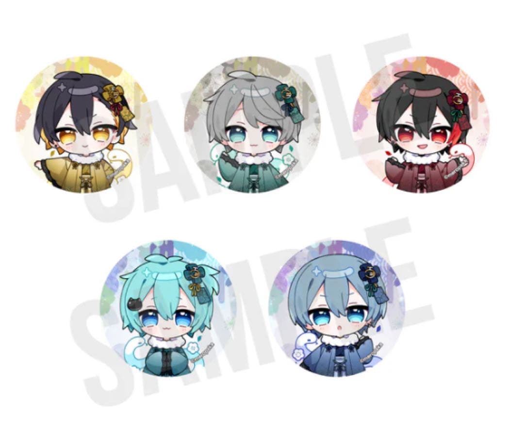 めろぱか ランダム缶バッジ　お正月記念グッズ2025ver.50個