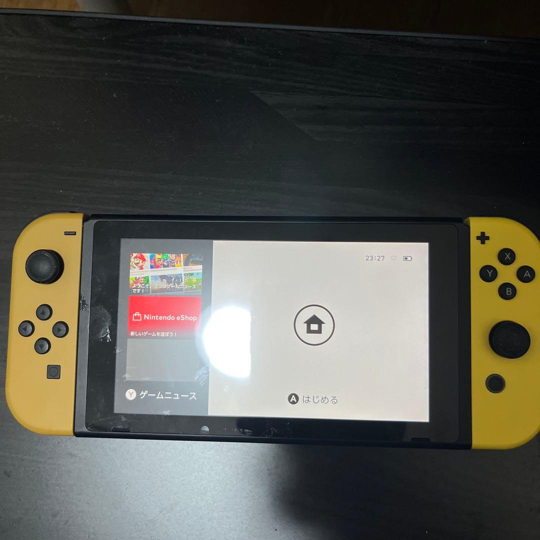 Nintendo Switch ポケモン柄 イエロー