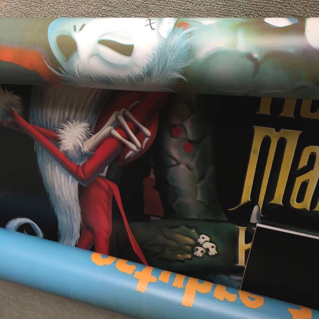 レア！ ナイトメアビフォアクリスマス ホーンテッド 超特大ポスター スペイン語版