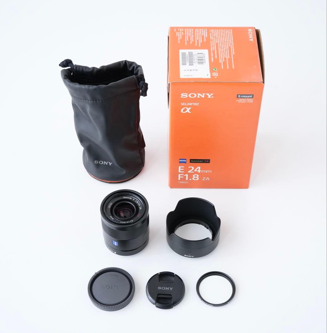 美品 SONY Sonnar T* E 24mm F1.8 ZA 単焦点レンズ