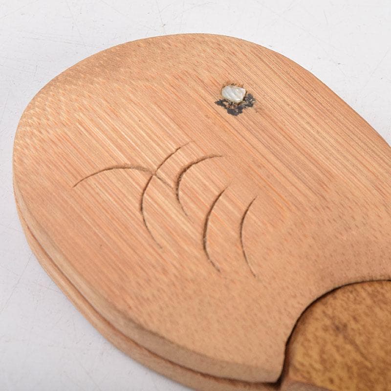 茶道具　木彫　光銘　団扇香合　花葉香合など　５点まとめて　V　R9254