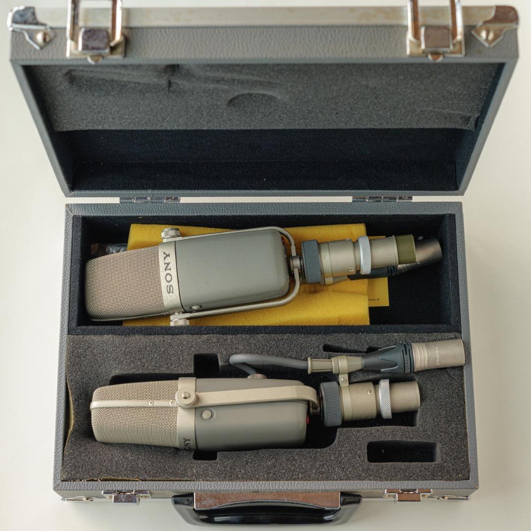 SONY マイク C-38B ２本セット【ジャンク品】