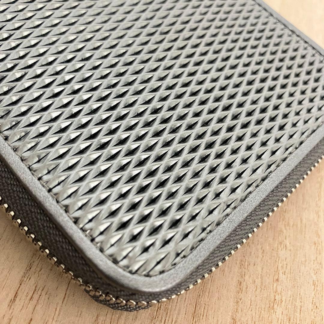 新品未使用✨ヒロコハヤシ✨カテーナ✨ファスナー式✨二つ折り財布✨シルバー