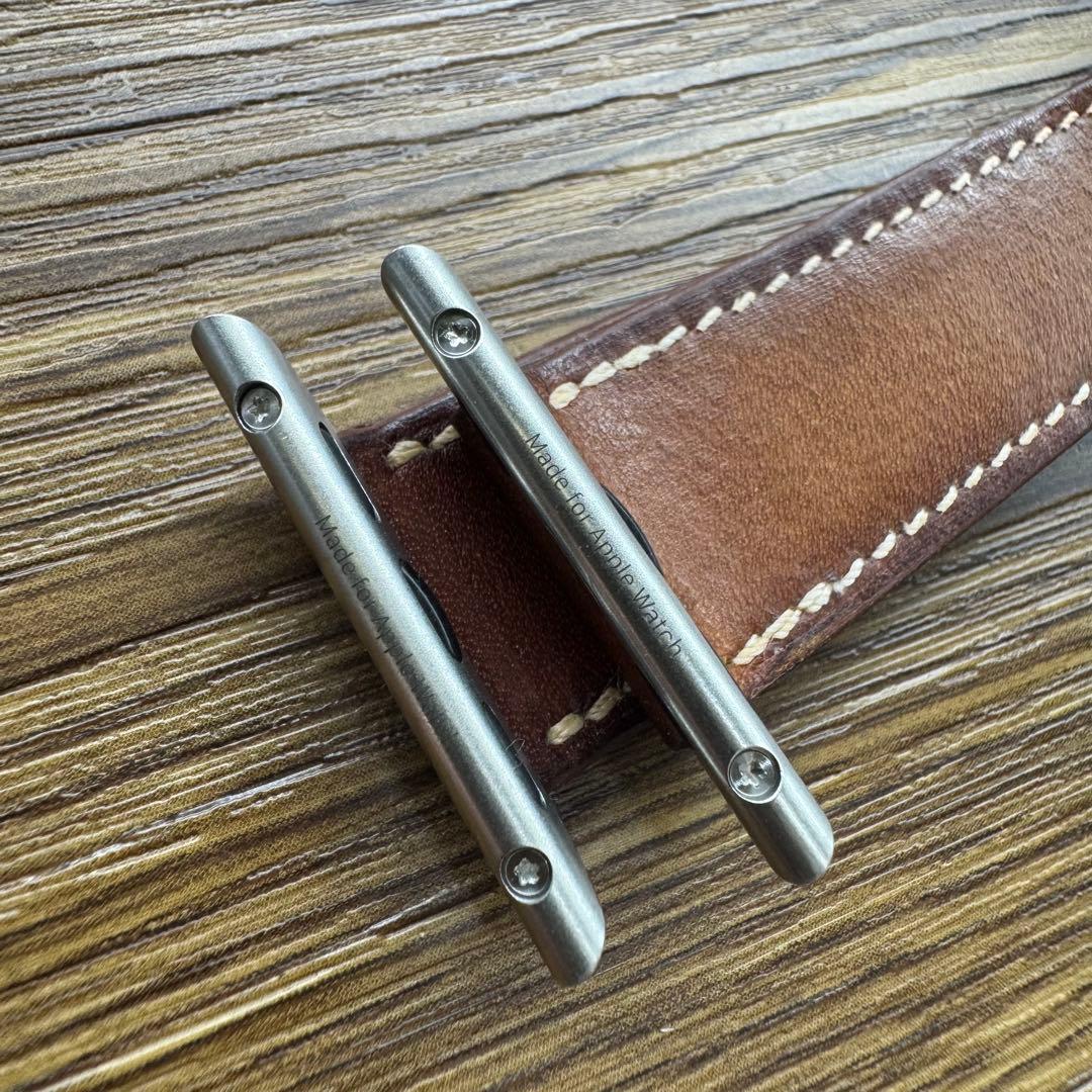 2626 Apple Watch エルメス　ブラウン　レザーバンド　HERMES