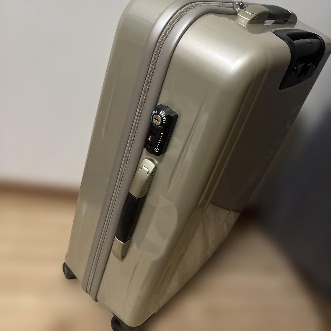 プロテカ　キャリーケース　ベージュ　約75L 状態美品寄り　最安値