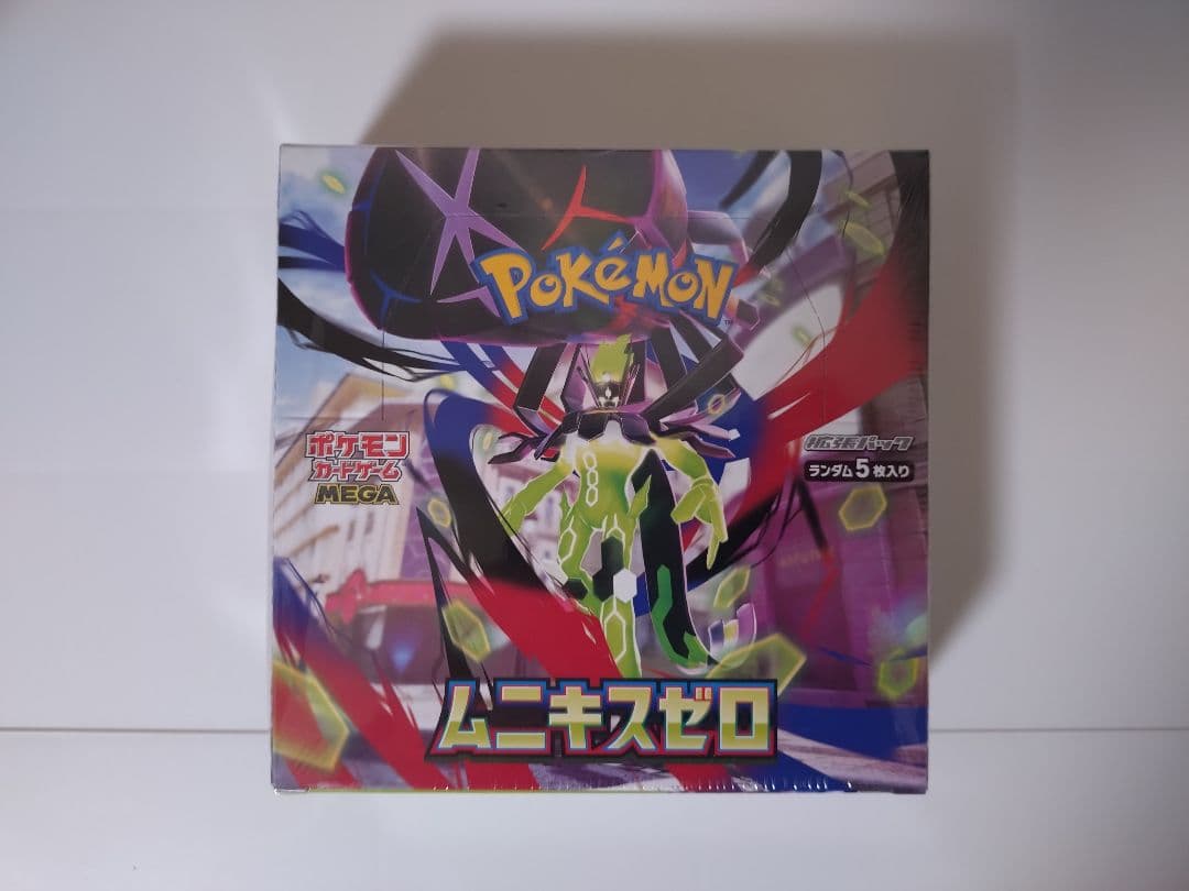 【新品未開封】ポケモンカードゲーム ムニキスゼロ1BOXシュリンク付き
