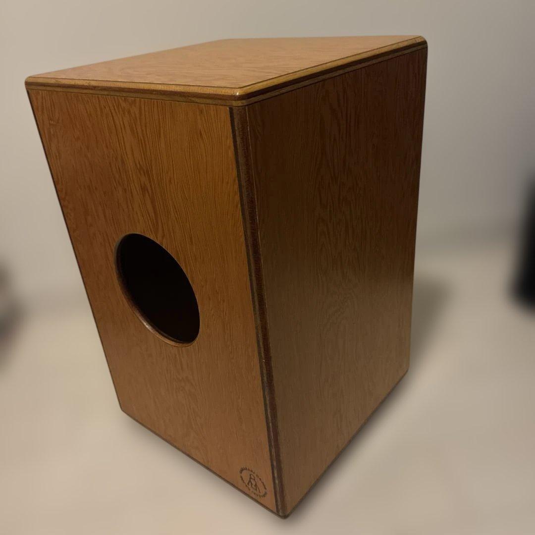 【美品・プロテクションラケットケース付】カホン　ハマサキ　濱崎商会