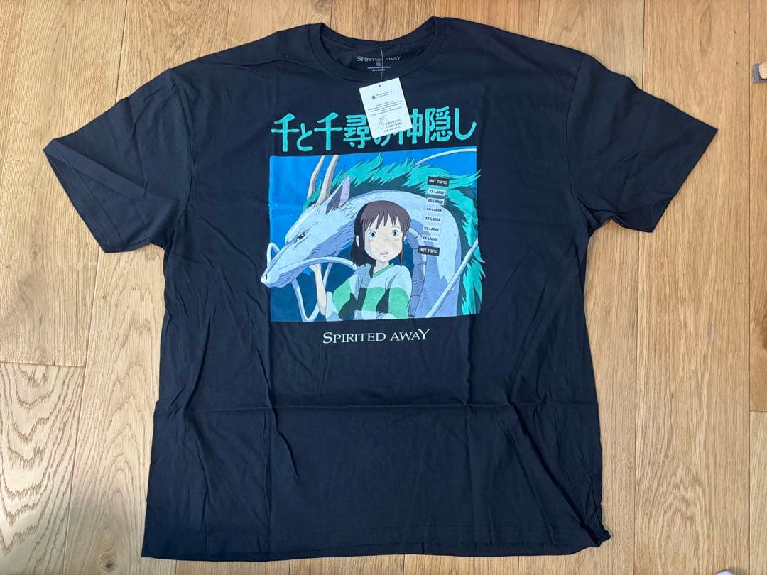 千と千尋の神隠し ジブリ tシャツ アニメt 新品 海外展開 インポート