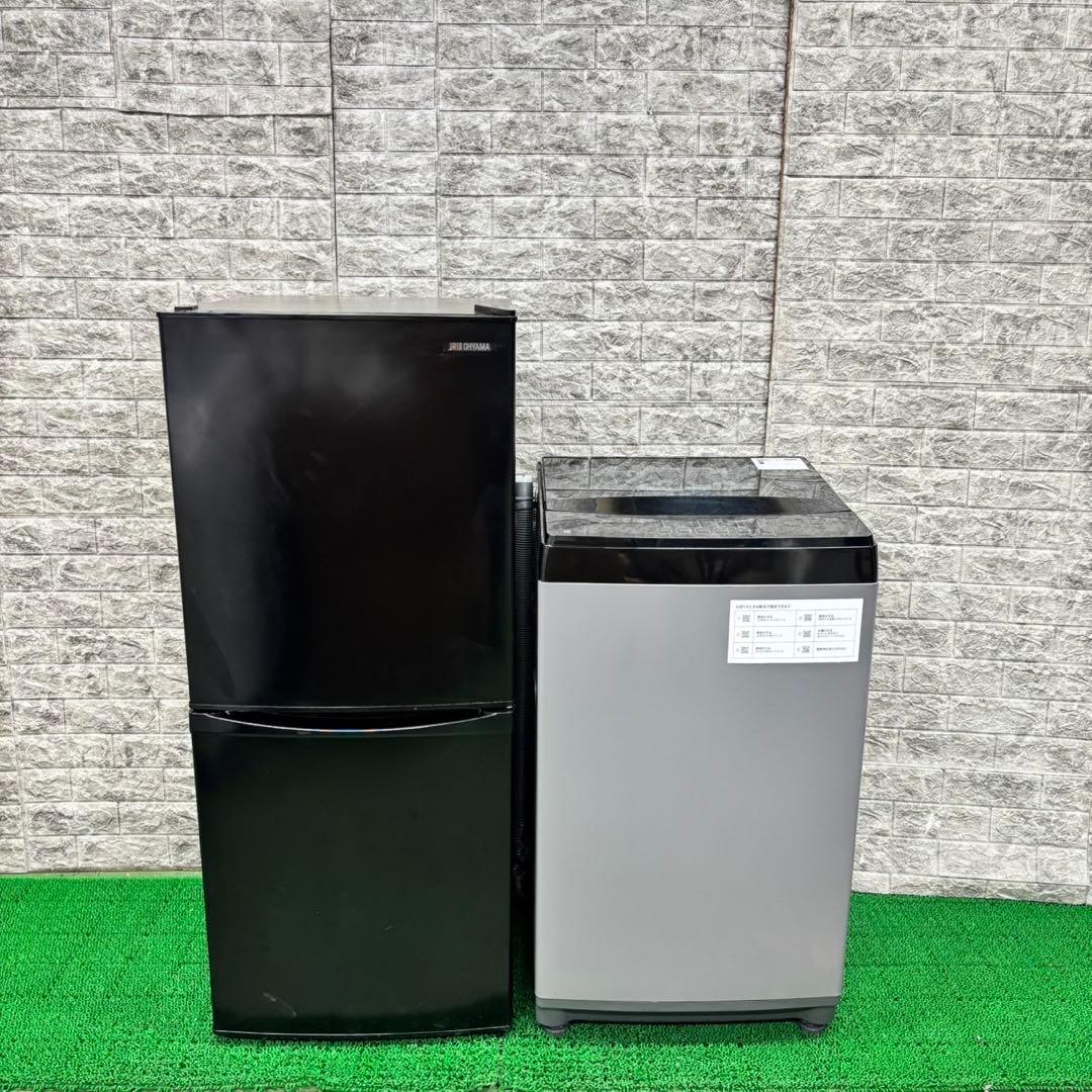 519ブラック　冷蔵庫　洗濯機　セット　小型　一人暮らし　22〜23年製　きれい