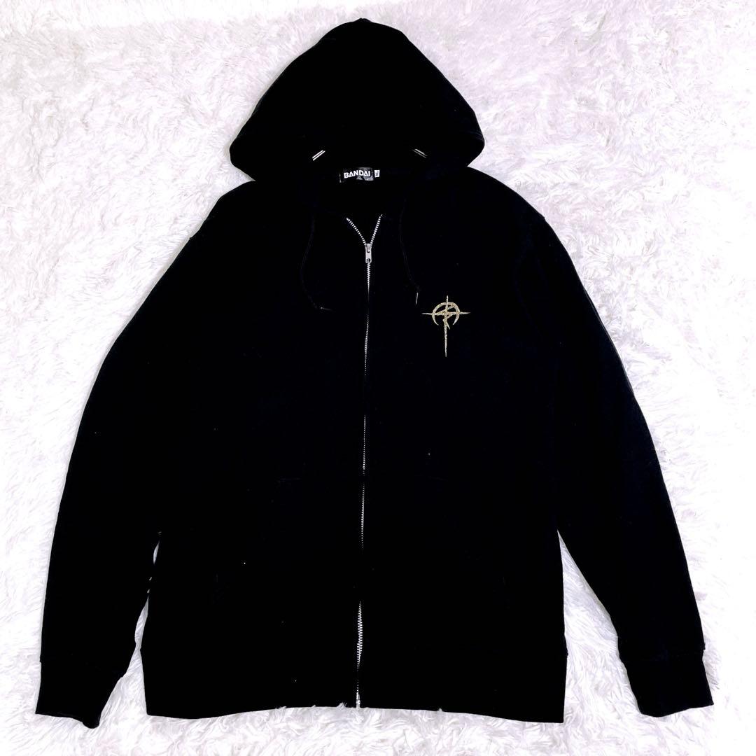 機動戦士ガンダム 閃光のハサウェイ ゴールドラメプリント パーカー XL