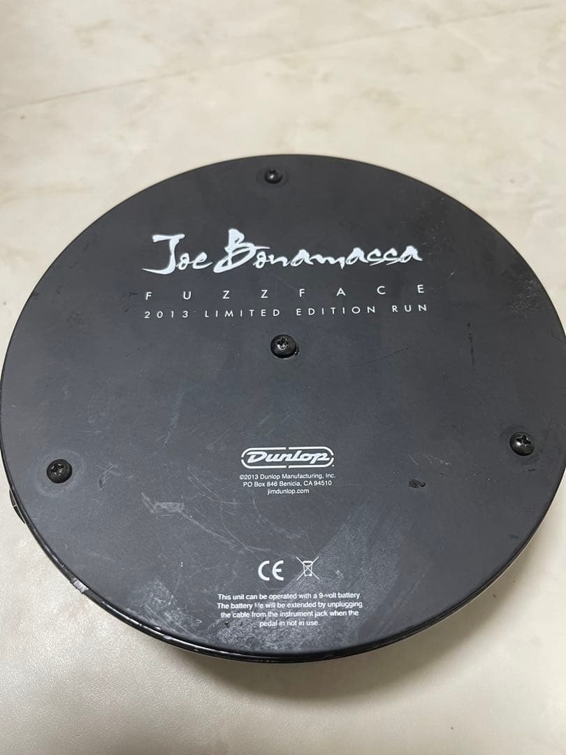 【要修理】Dunlop Fuzz Face Joe Bonamassa JBF3
