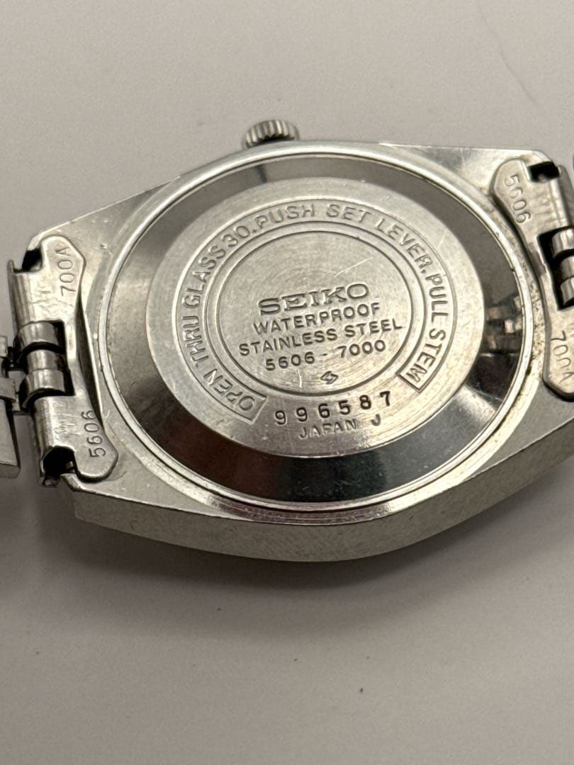 SEIKO LM ロードマチック 5606-7000 自動巻 稼動品