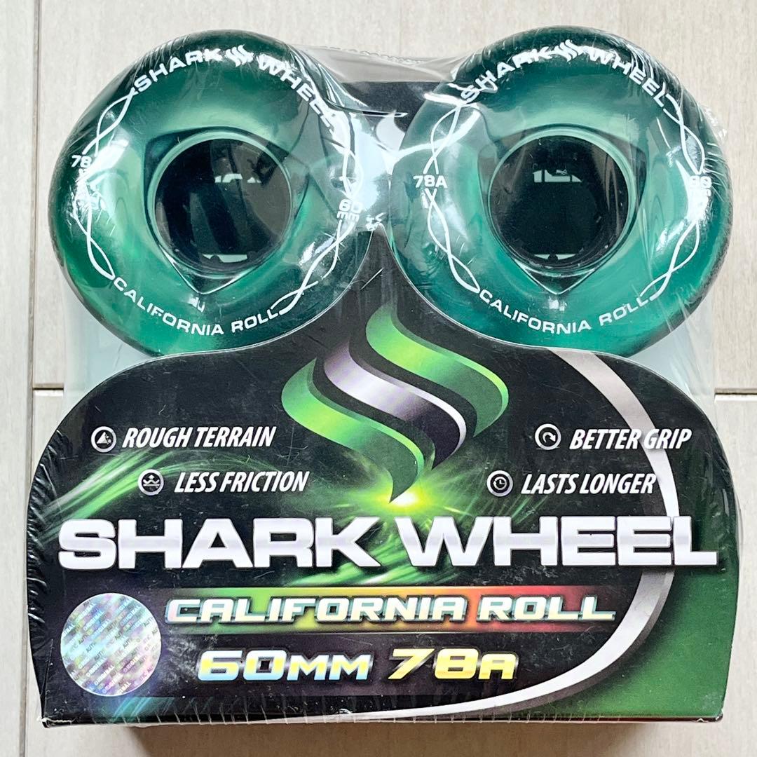 16☆新品 未開封☆ シャークウィール 60mm 78a クリアグリーン