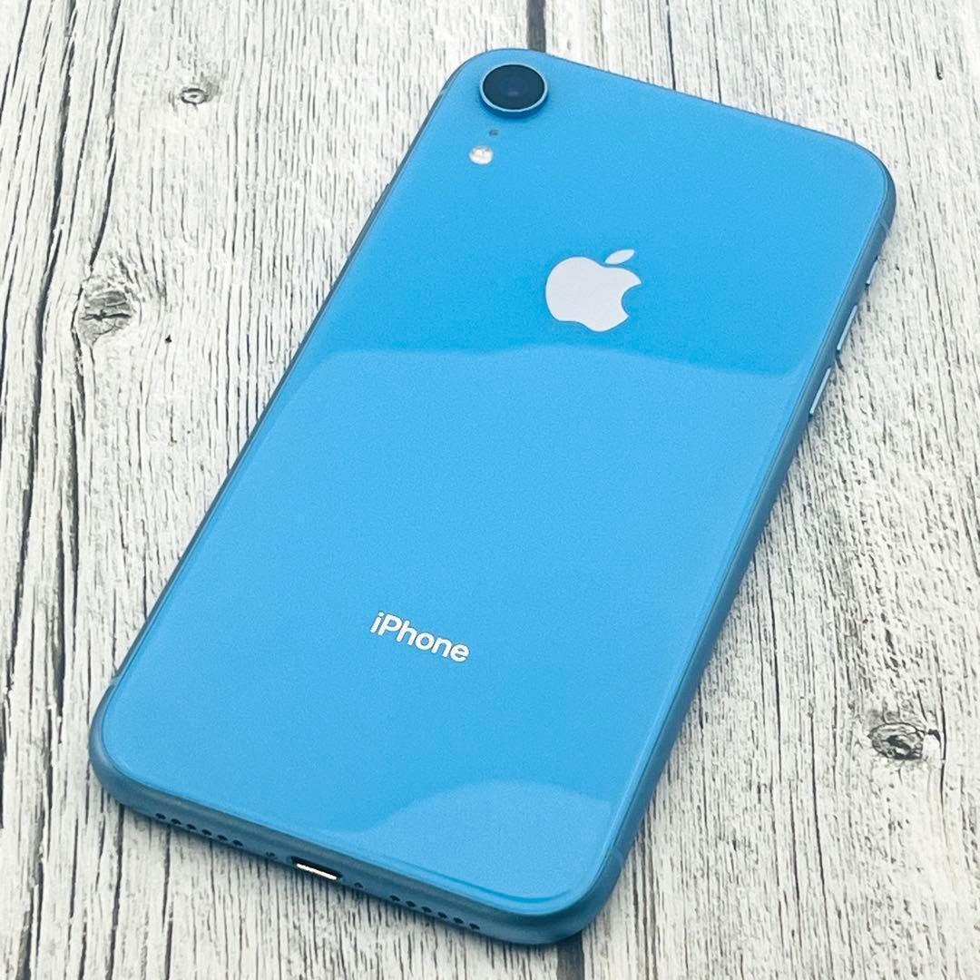 【整備済・保証付】iPhoneXR 256GB Blue｜SIMフリー【極美品】