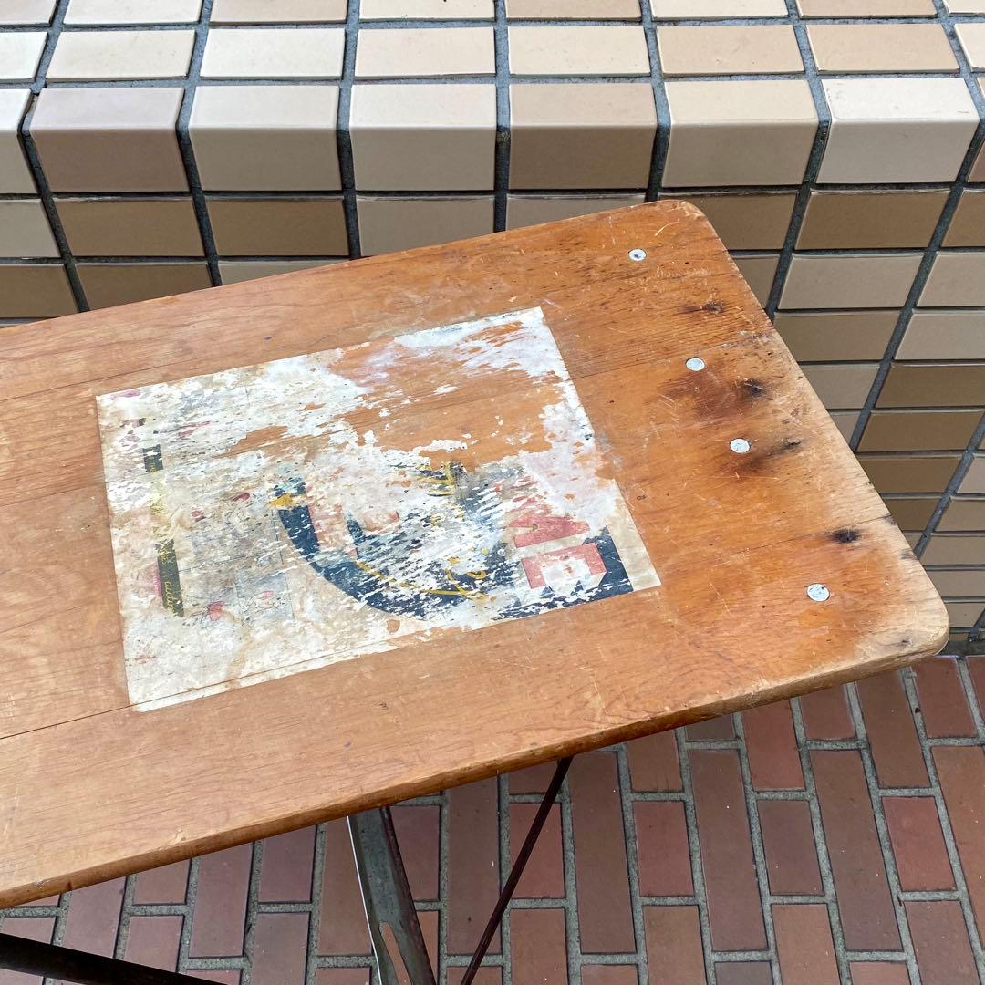 アイロン台★アウトドアテーブル★ビンテージUSAアンティーク★アメリカ店舗什器