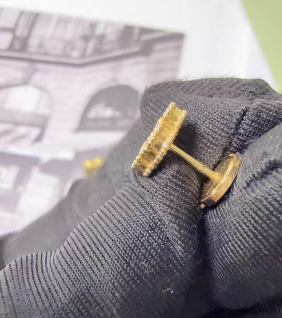 スウィート アルハンブラ ピアス カーネリアン 即購入OK