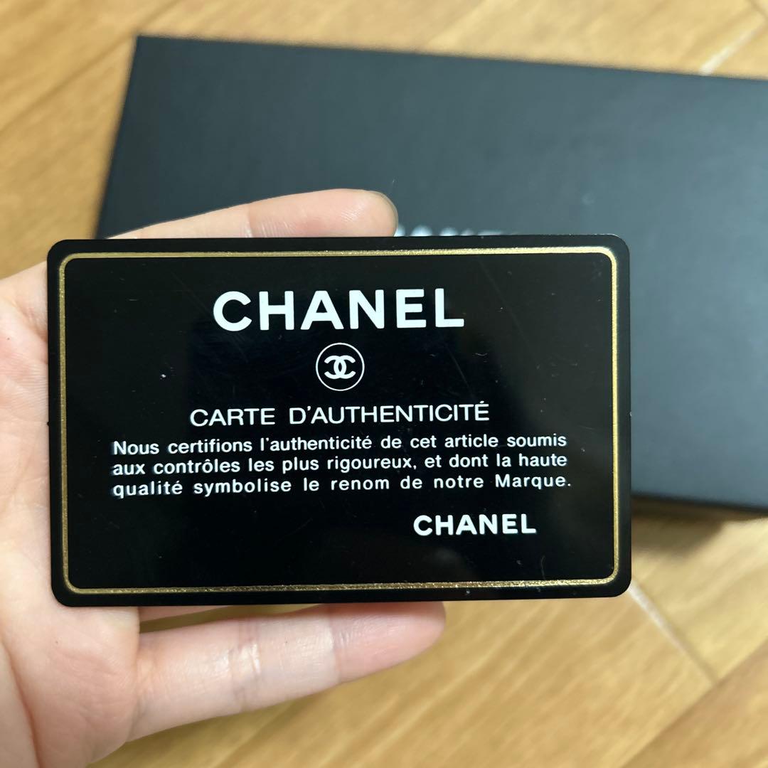 CHANEL キルティング 2つ折り財布 ピンク
