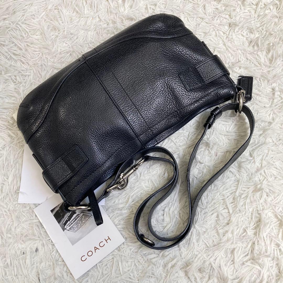 vintage coach old soho Black ダブルバックル 黒