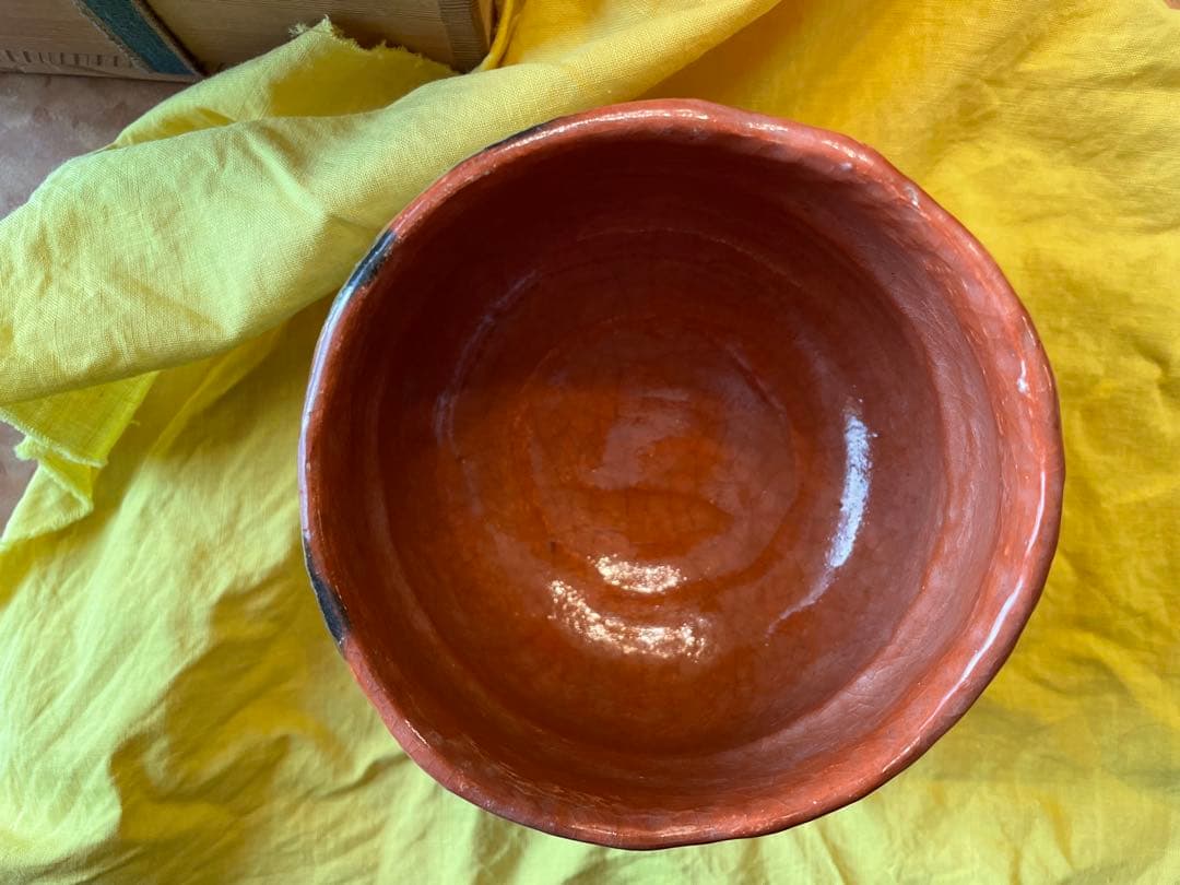 抹茶茶碗　（昭楽の印あり）