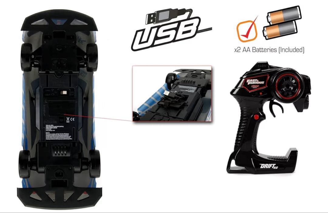 JADA FAST&FURIOUS GT-R ラジコン 1/10スケール