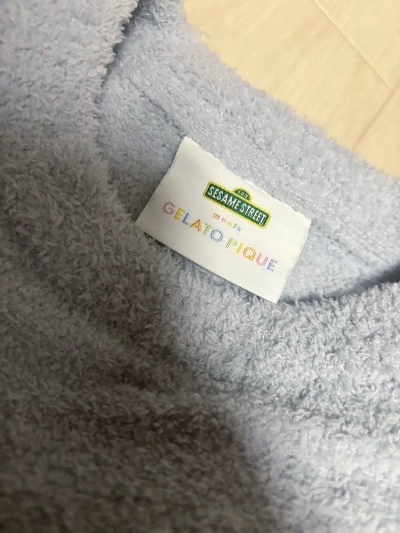 ジェラートピケ　セサミストリート クッキーモンスター ルームウェア