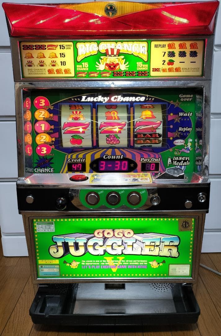 【sparky】北電子★ゴーゴージャグラーV【不要機付】４号機・レア