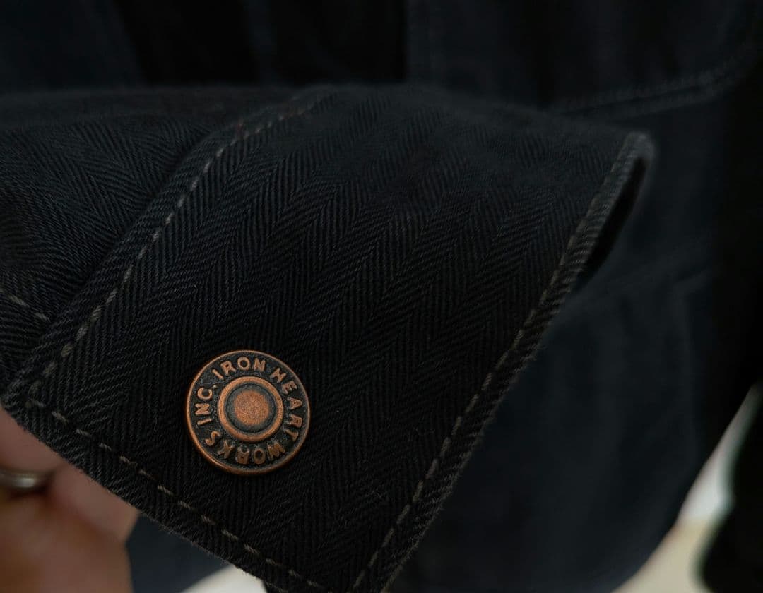 アイアンハート　ヘリンボーンワークジャケット　IRON HEART