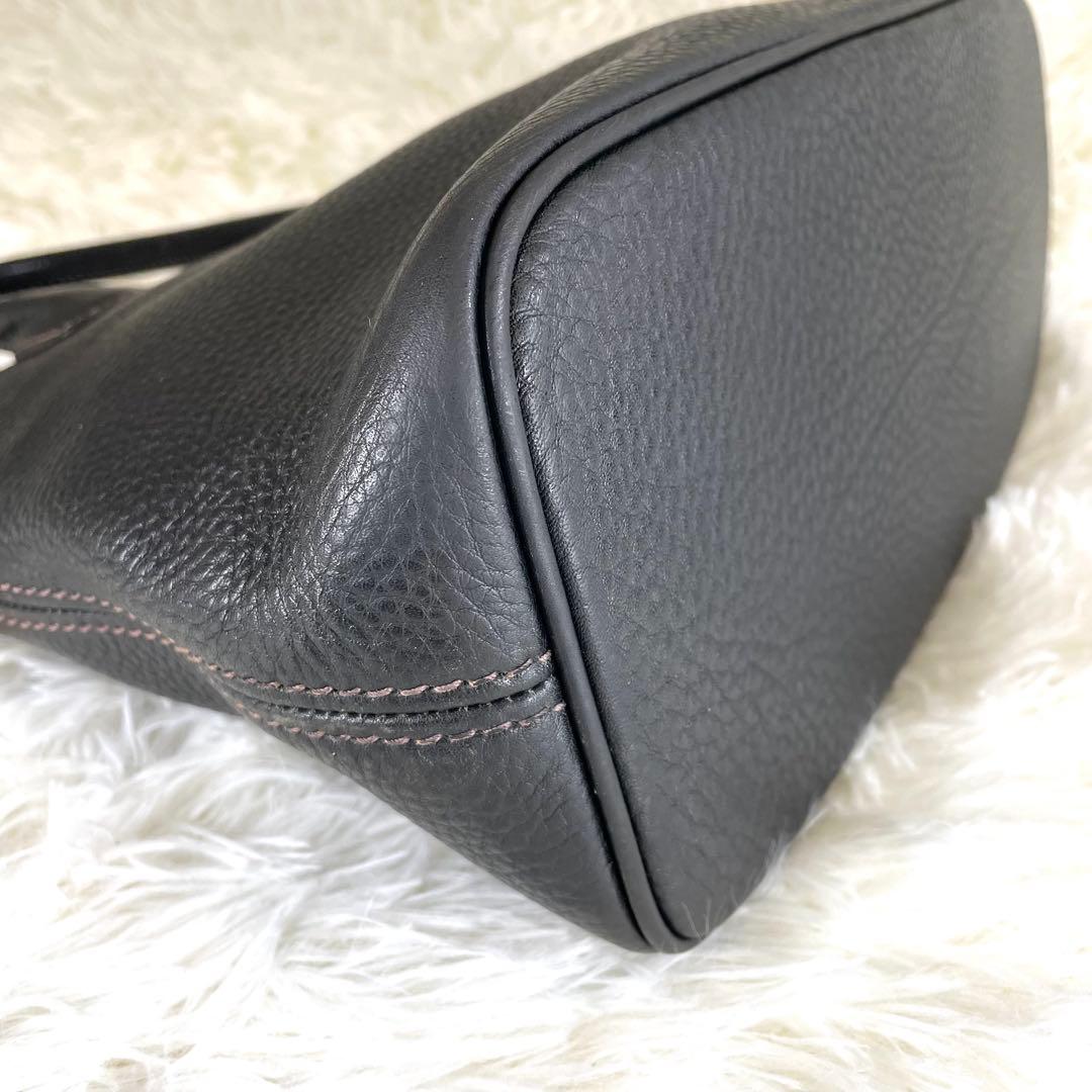 OLD COACH コーチ ハンドバッグ レザー 4921 シボ革