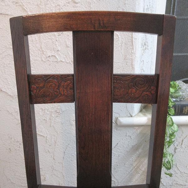 イギリス アンティーク 家具 ダイニングチェア 椅子 イス 英国 4726d