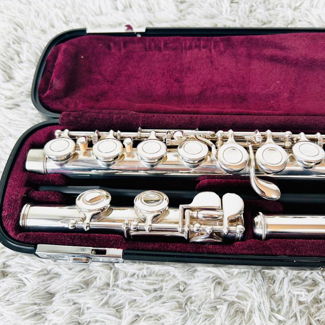 後期モデル ヤマハ フルート YFL-211 管楽器 Eメカ付き 良品 初心者