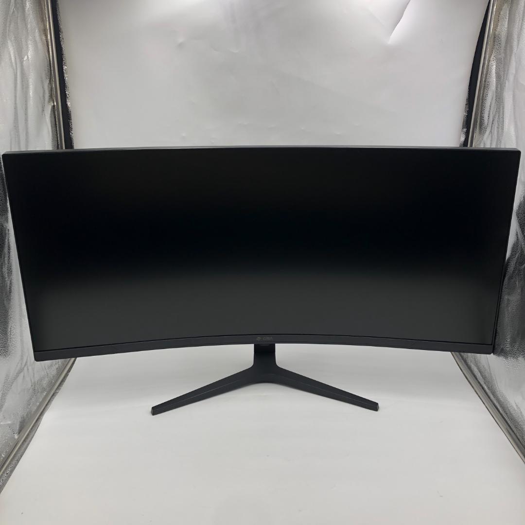 CRUA 湾曲 ゲーミング モニター 34インチ/ヤY32076-H3