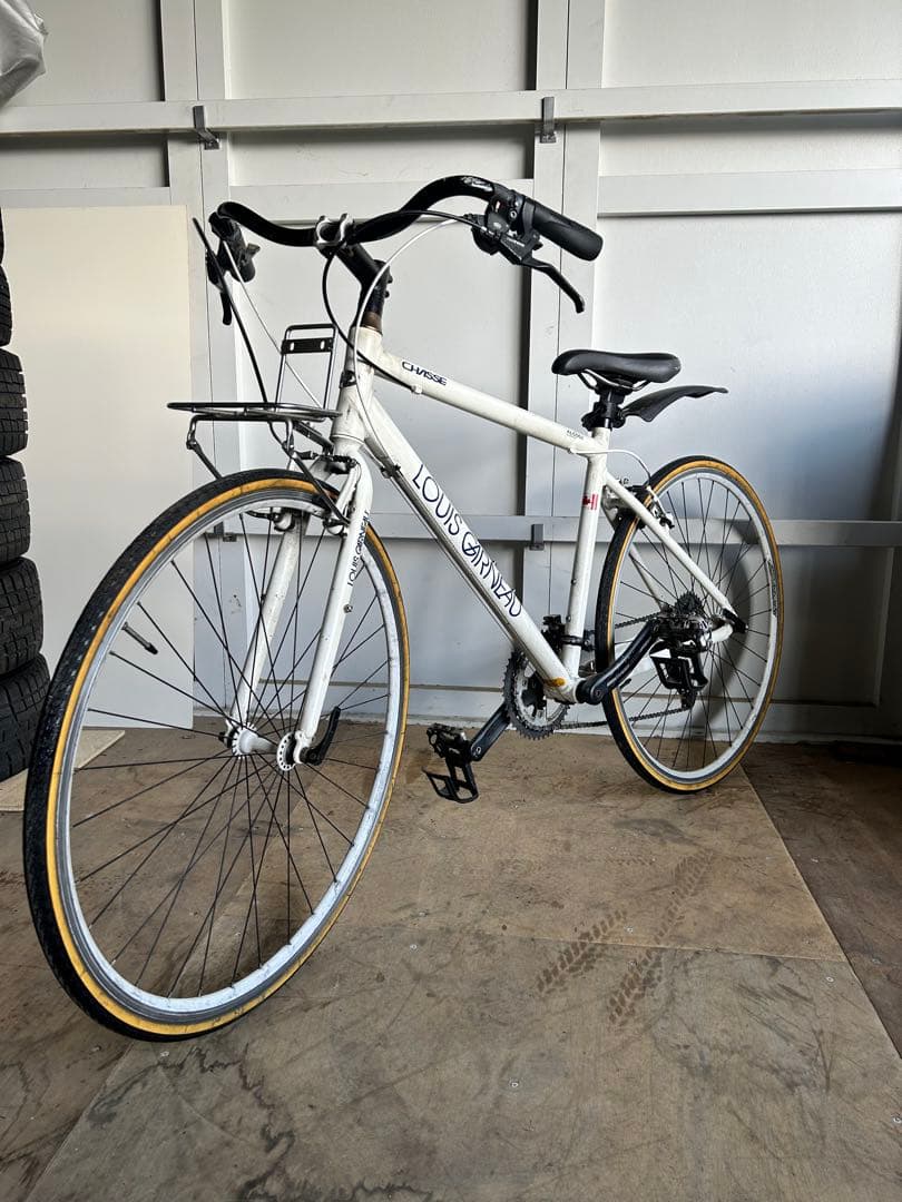 LOUIS GARNEAU クロスバイク ホワイト 18段変速