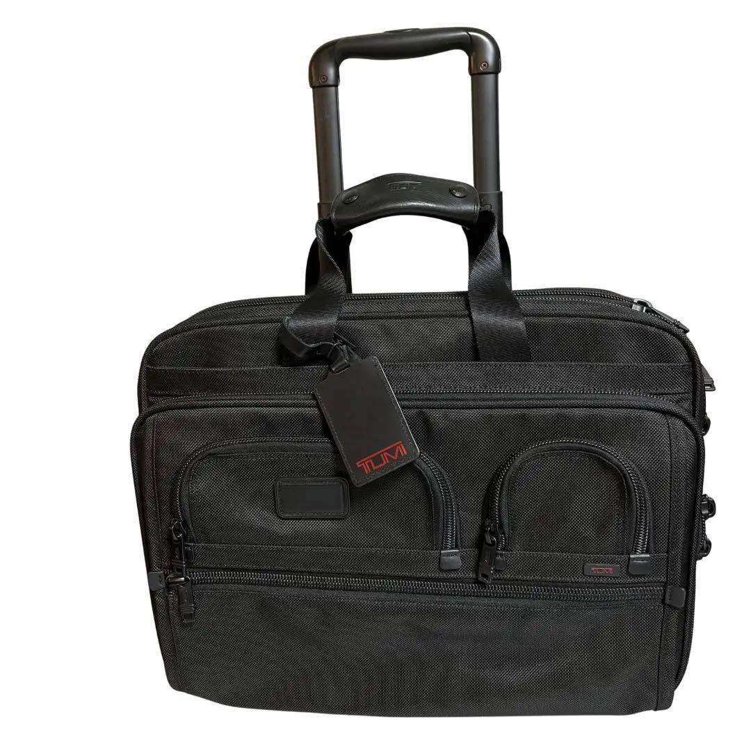 TUMI ビジネスキャリー 2輪キャリーバッグ PCスリーブ・ポーチ付属