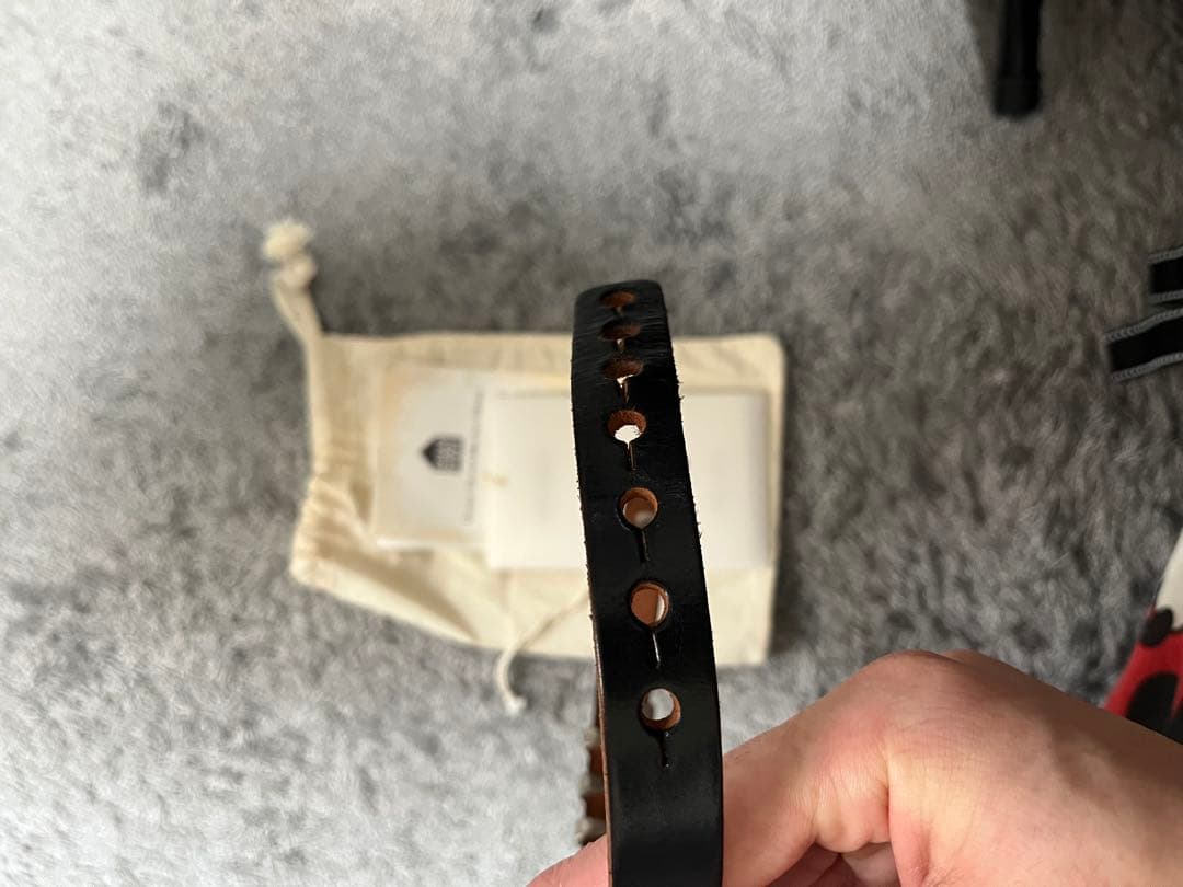 深水光太着用　our legacy leather choker チョーカー