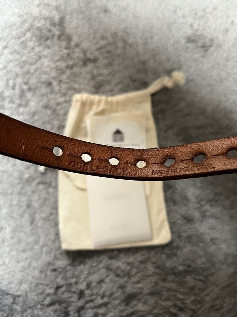 深水光太着用　our legacy leather choker チョーカー