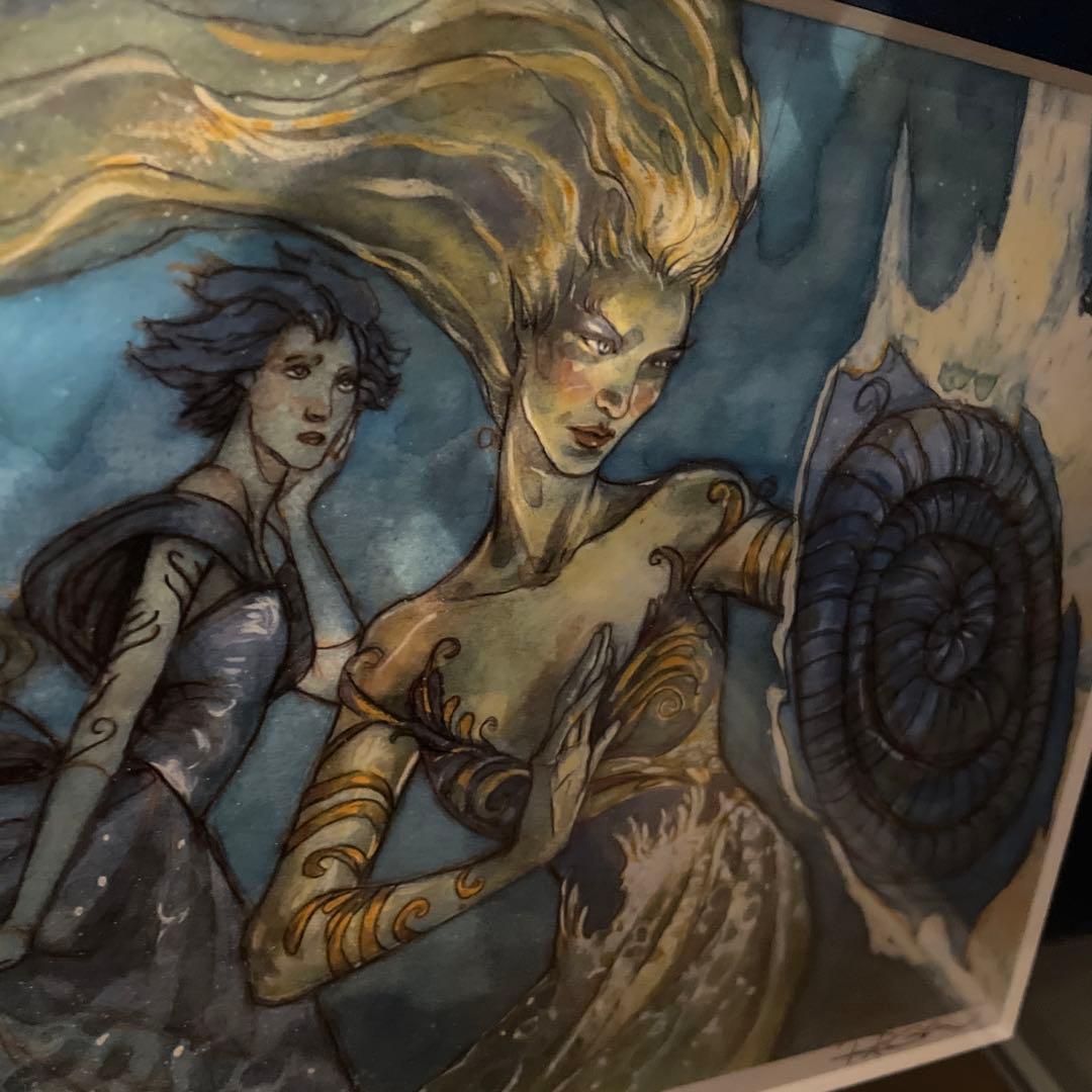 【超貴重】MTG 複製原画 外交官随員 レベッカ・ゲイ Rebecca Guay