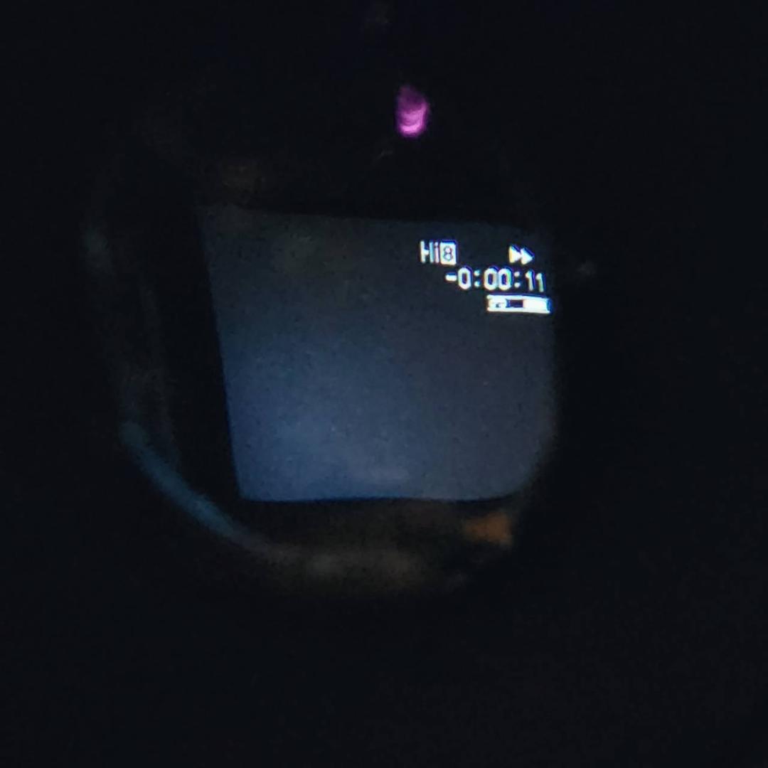 【動作確認済】SONY Hi8 高画質 8ミリ ビデオカメラ CCD-TR3