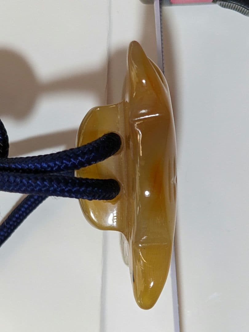 ♦天然石 古作 ヴィンテージ 手彫り 瑪瑙 寅 ループタイ 工芸品 骨董品