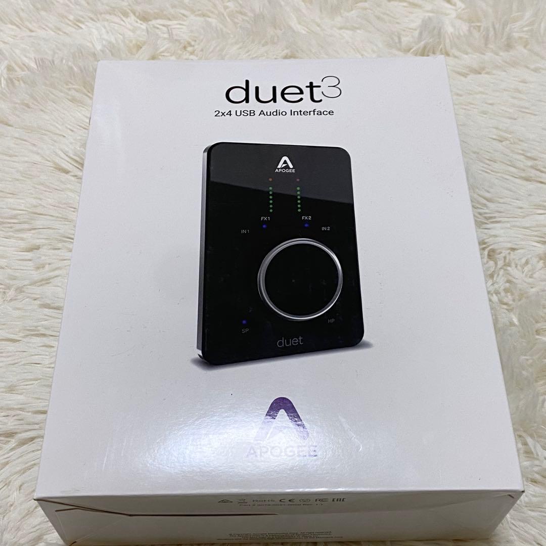 【未使用級・動作確認済み】Apogee Duet 3 オーディオインターフェイス