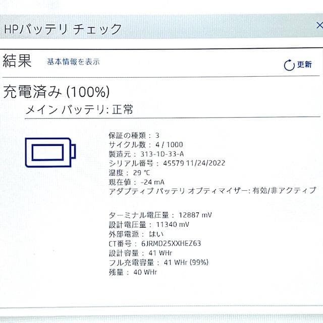2023《ほぼ未使用級》第13世代Corei7！ HP Pavilion 15