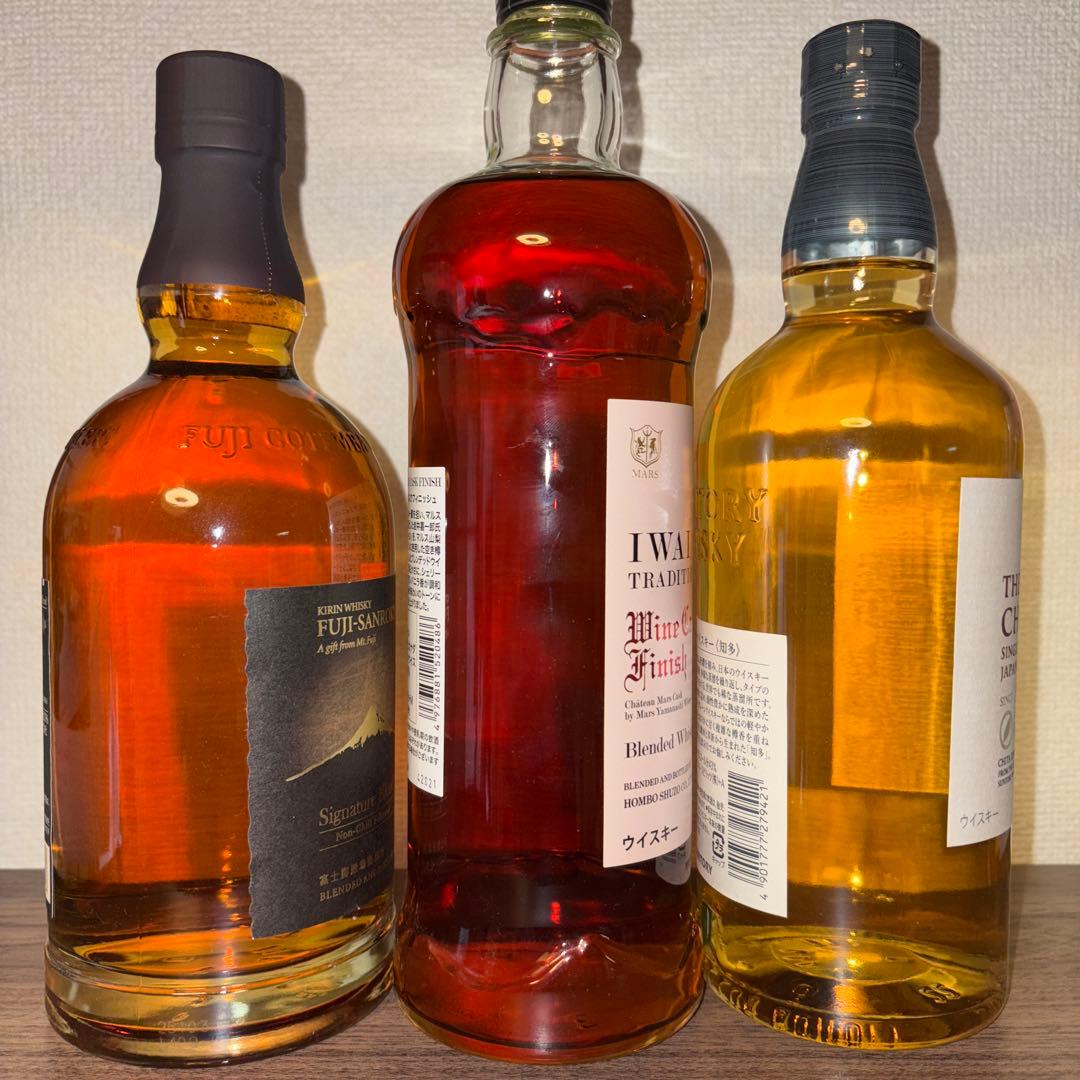 ジャパニーズウイスキー3本セット