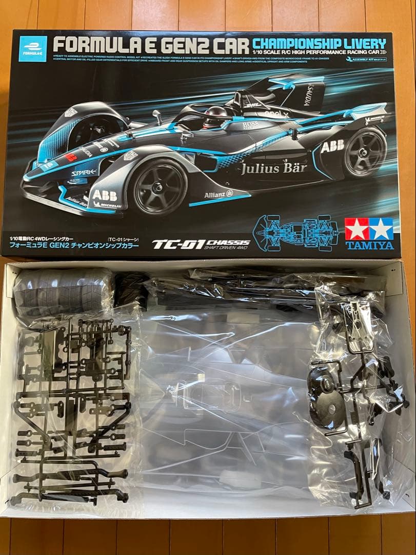 タミヤ　1/10RC FORMURA E GEN2 CAR TC-01シャーシ