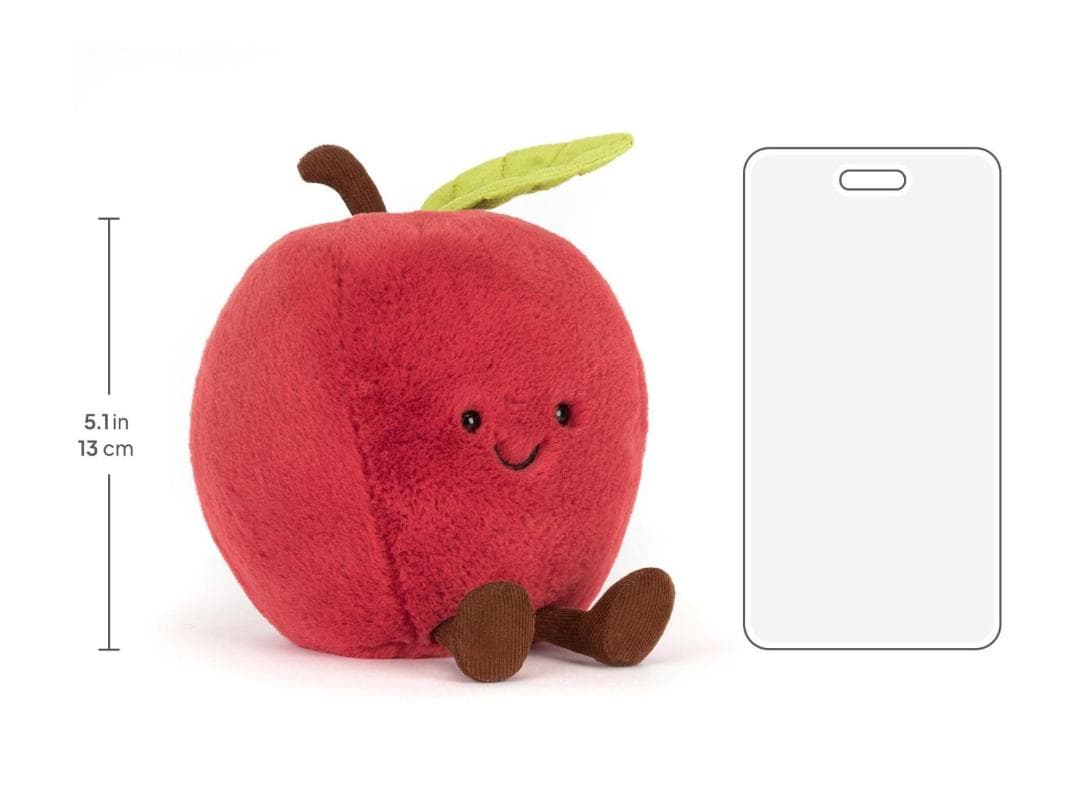 新品　ジェリーキャット　りんご　リンゴ　アップル　ぬいぐるみ　袋付　座高13㎝