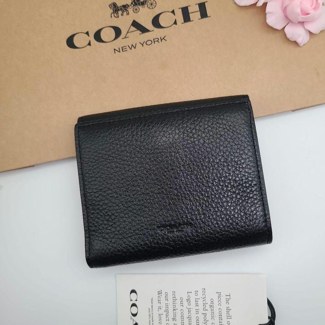 新品　COACH　コーチ　折り財布　スナップ開閉　正規品