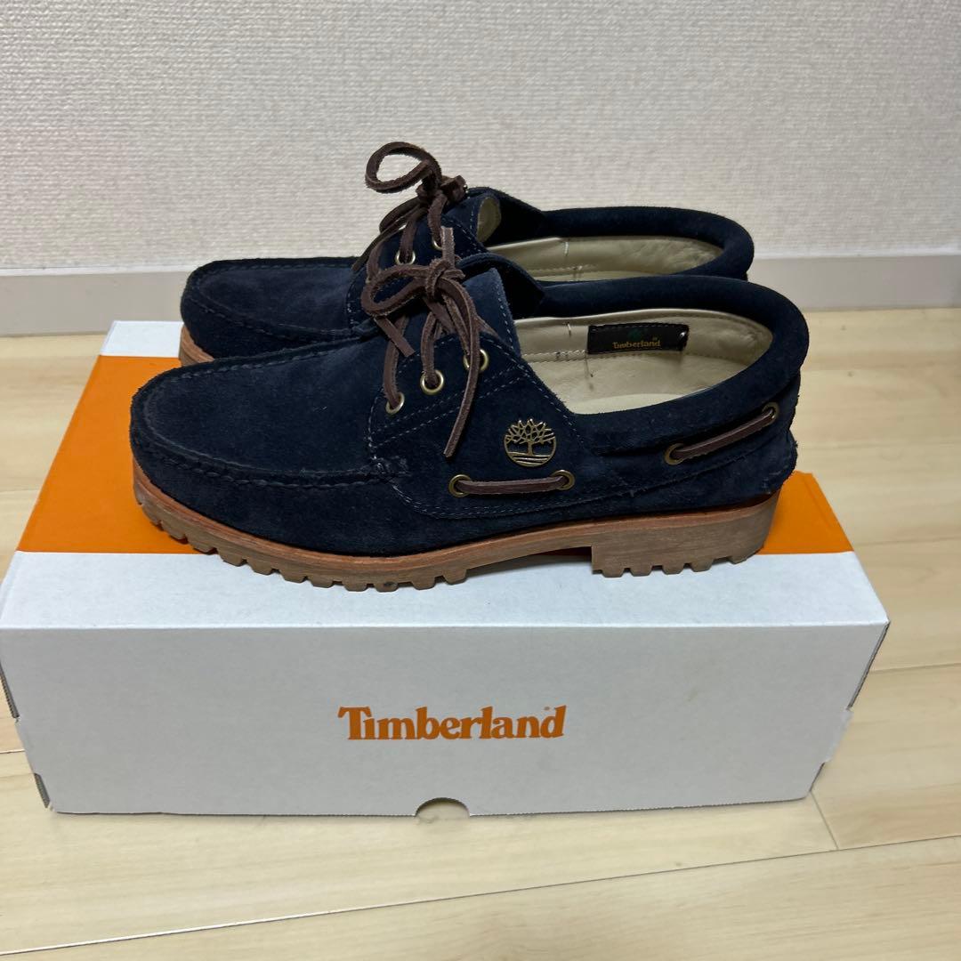 Timberland ネイビー 3eye スエード