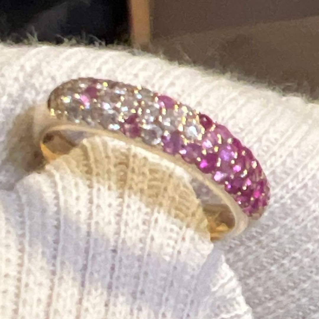 ポンテヴェキオ　指輪　K18PG ピッコリーニ