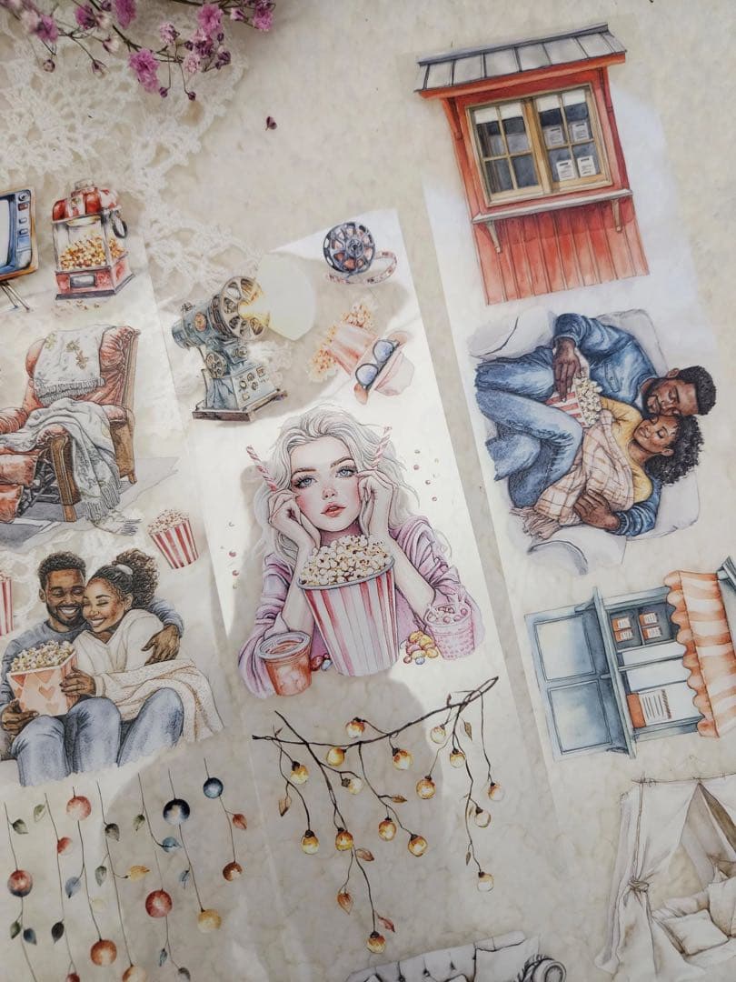 Lana's Scrap Shop 海外マスキングテープ　マステ 【2393】