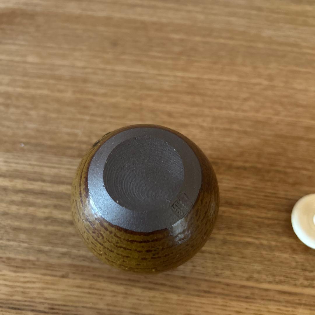 笹田有祥　模奈良文琳茶入　茶道具