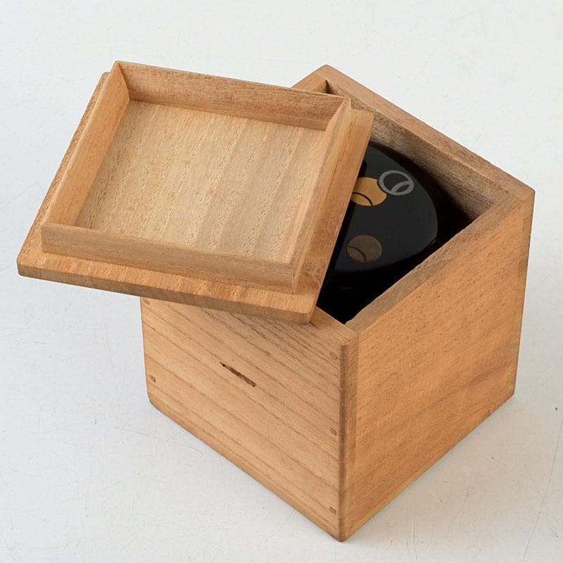 茶道具　塗師　幸悦作　つぼつぼ蒔絵　中棗　共箱　V　9389